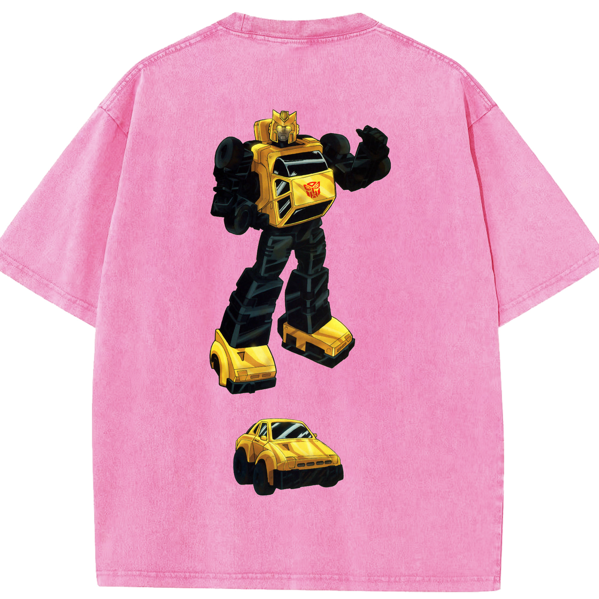 （画像用）  綿100% ヴィンテージ風 半袖Tシャツ（背面プリント）